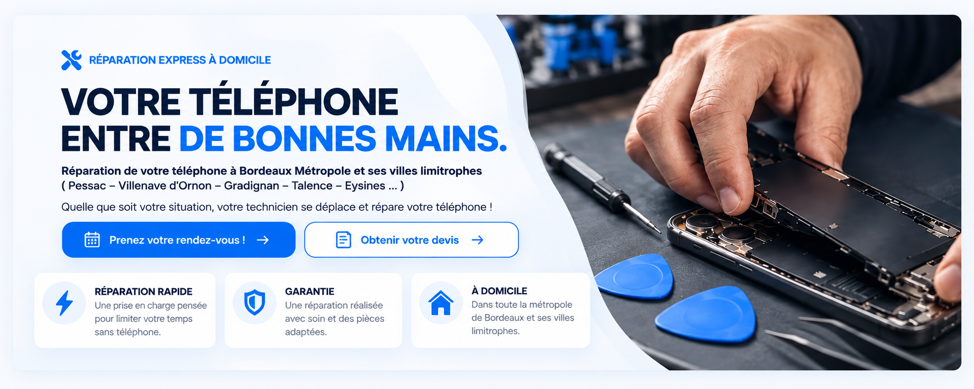 Phonotics - Réparation express à domicile